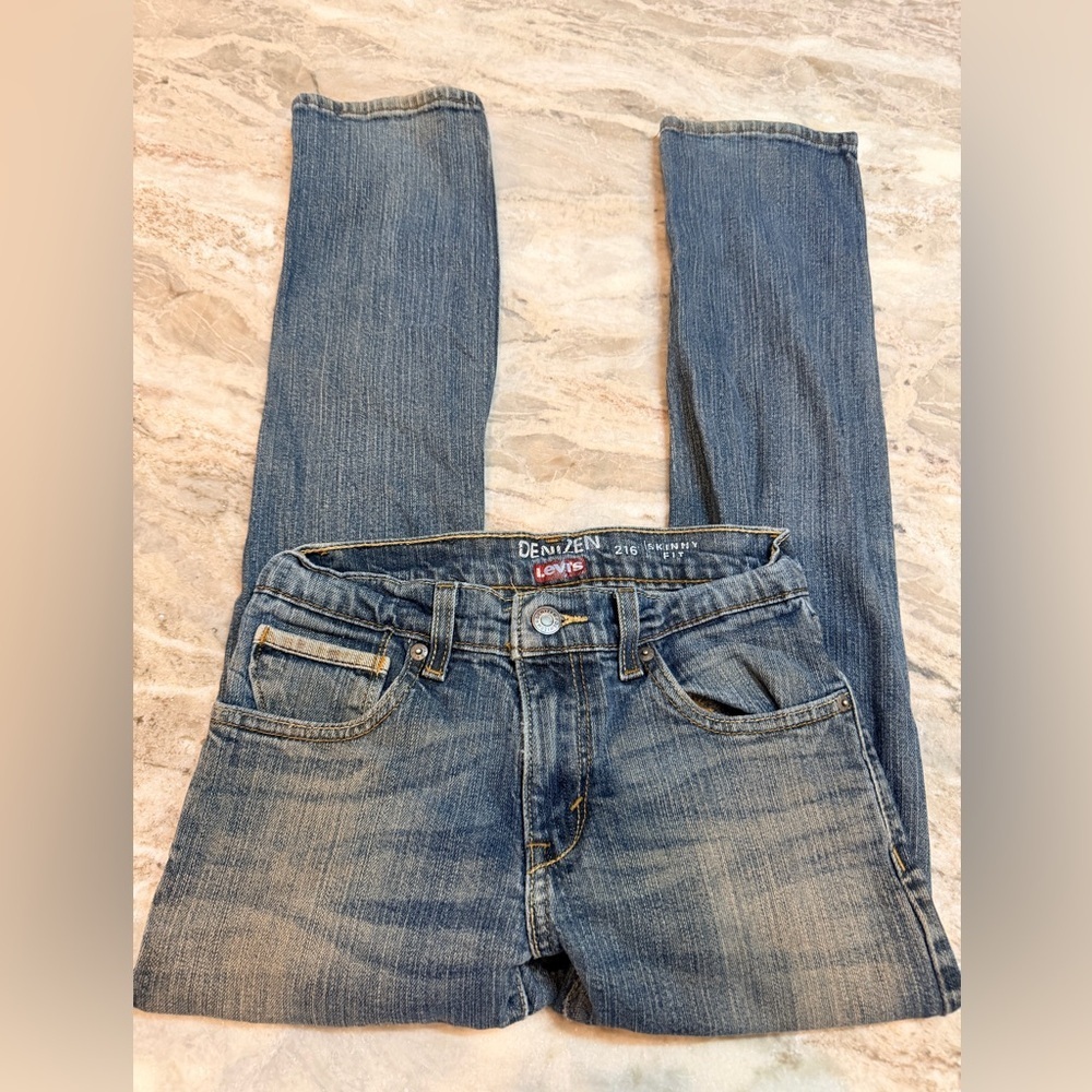 Denizen by Levi’s 216 Skinny Jeans Girls 12 Regular Blue Stretch